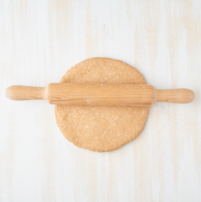 Form the dough into a round shape