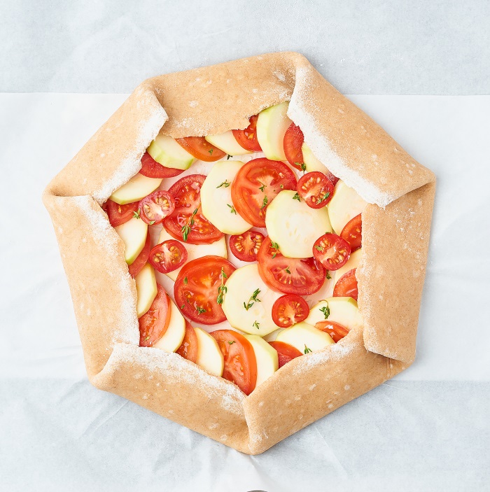 Assembling the galette