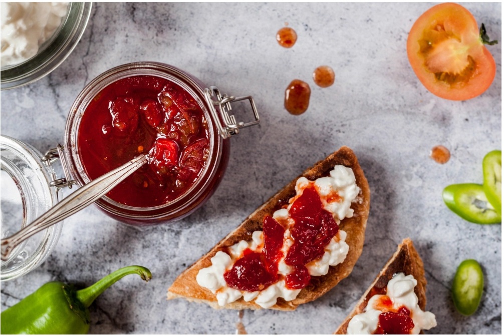 Homemade Tomato and Hot Pepper Jam Recipe
