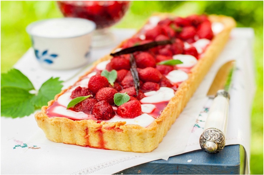 Strawberry Lemon Curd Tart Recipe